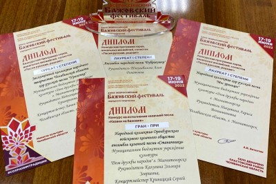 Коллективы Дома дружбы народов в числе лучших на Всероссийском Бажовском фестивале – 2022